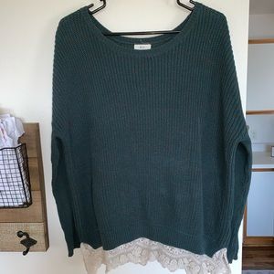 Urban Outfitters Oversize Green Sweater